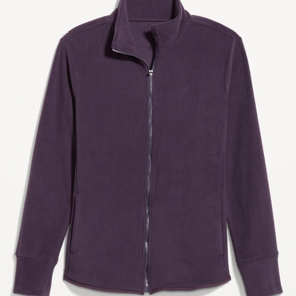 NWT OLD NAVY Microfleece Zip Jacket Color: Nebula SIZE MEDIUM - Picture 1 of 5